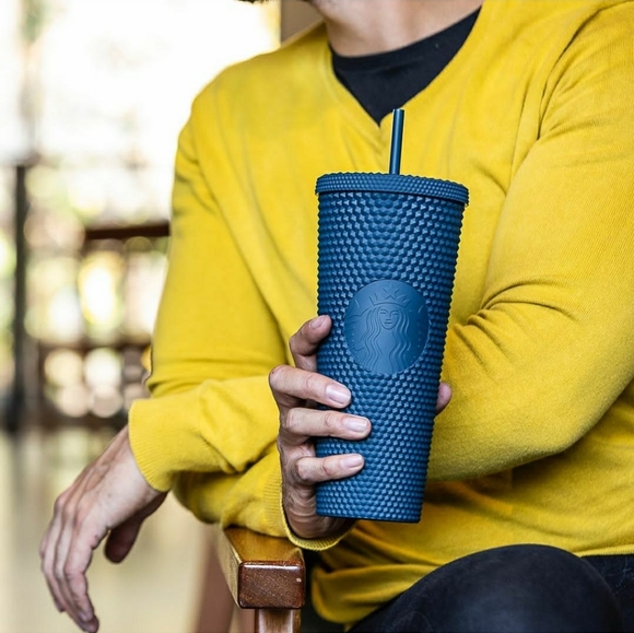 Starbucks Mexico Navy Blue Studded Tumbler - Picture 3 of 9